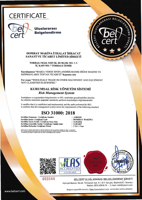 ISO 31000 certificate preview