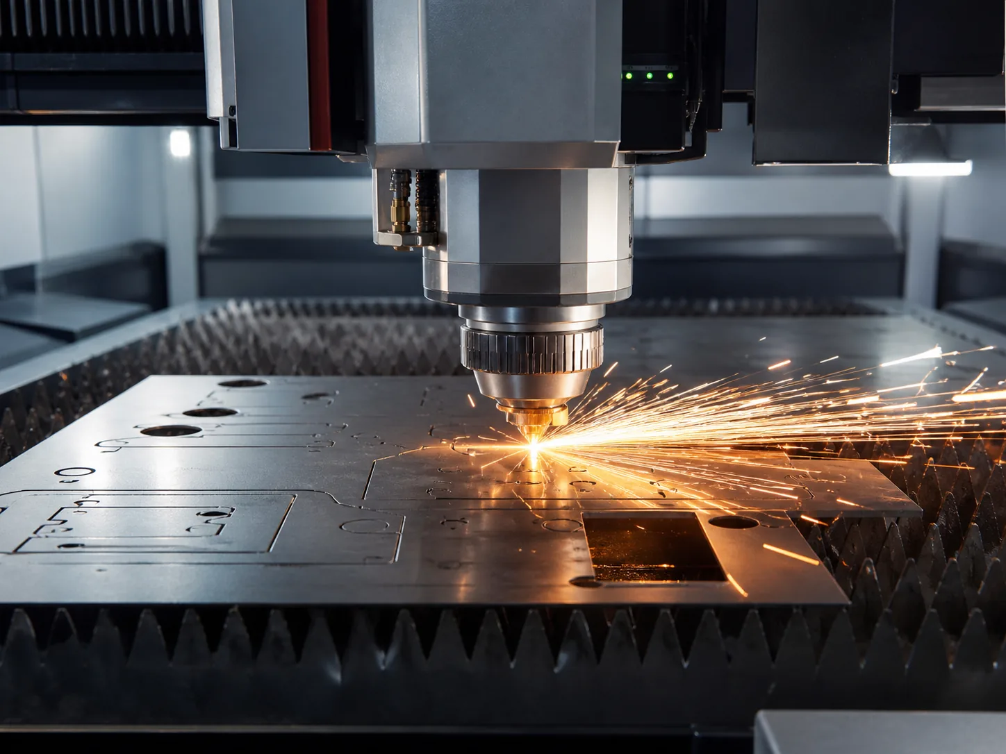 Fiber laser cutting machine